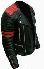 Men's Asymmetrical Zipper Brando Biker Jacket Zing Apparel
