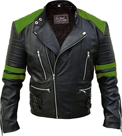 Men's Asymmetrical Zipper Brando Biker Jacket Zing Apparel
