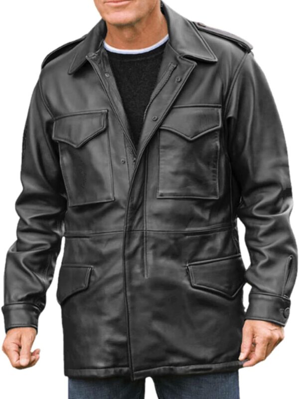 John Rambo US Army Leather M65 Field Jacket Zing Apparel