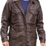 John Rambo US Army Leather M65 Field Jacket Zing Apparel