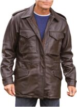 John Rambo US Army Leather M65 Field Jacket Zing Apparel