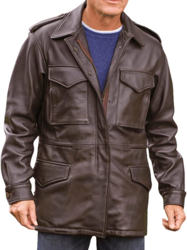 John Rambo US Army Leather M65 Field Jacket Zing Apparel