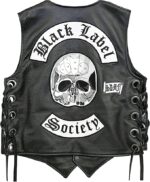 Skull Jacket Black Label Society Leather Vest Zing Apparel