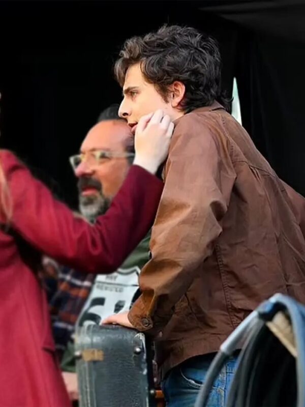 timothee chalamet leather jacket