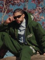 Bad Bunny Where She Goes Green Jacket