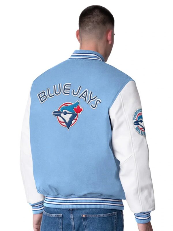 White-And-Blue-Jays-Bomber-Jacket