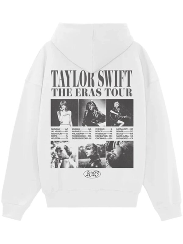 White_Taylor_Swift_Eras_Tour_Hoodie