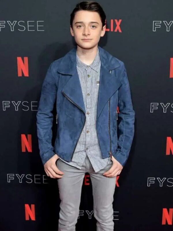Will Byers Stranger Things Blue Leather Jacket
