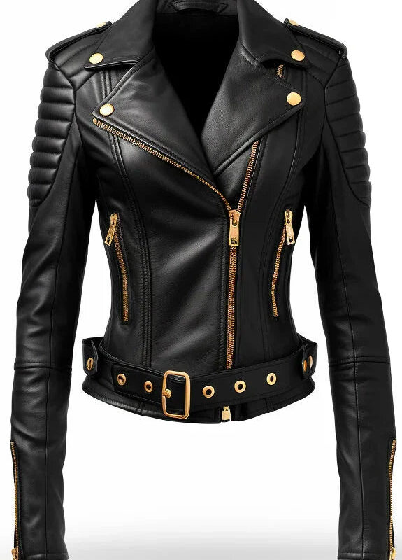 Women-Black-Quilted-Designer-Leather-Jacket