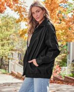 Womens-Oversized-Black-Leather-Jacket-SideView