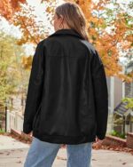 Womens-Oversized-Leather-Black-Jacket