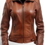 Womens-Real-Brown-Leather-Jacket