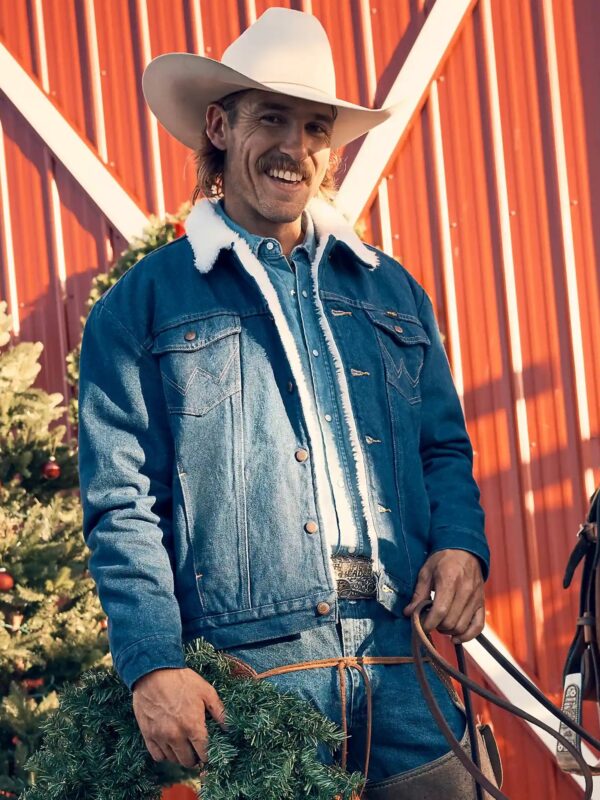 Wrangler-Sherpa-Lined-Denim-Jacket-Blue