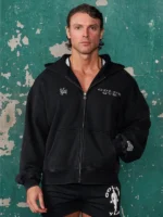 Youngla Golds Gym Throwback Zip Up Hoodie