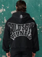 Youngla Golds Gym Throwback Zip Up Hoodie