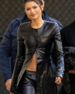 Zendaya-Black-Leather-Jacket