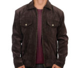 Classic Sheep Skin Suede Leather Jacket Zing Apparel
