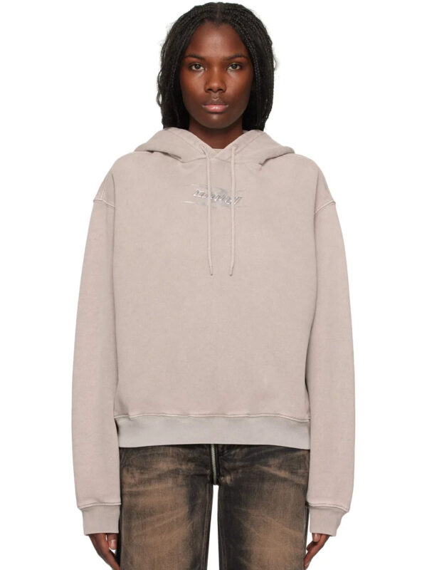 alexanderwangt-taupe-blade-logo-embossed-hoodie