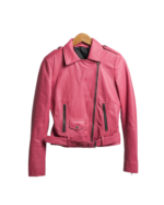 Halloween Jacket - Barbie Girl Pink Leather Jacket - Zing Apparel