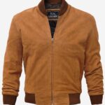 Premium Brown Suede Leather Jacket Zing Apparel
