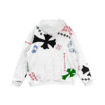 chrome hearts multi logo exclusive hoodie