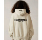 essentials_light_oatmeal_hoodie_For_Sale