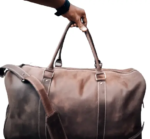 Crazy Horse Genuine Duffle Bag, Brown Zing Apparel