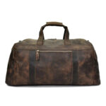 Genuine Cow Leather Weekender Duffle Bag Zing Apparel