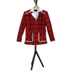 Ryanâ€™s Checkered Cotton Jacket With White Shearling Zing Apparel