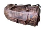 Handmade Full Grain Leather Weekender Bag Zing Apparel
