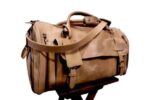 Full Grain Duffle Bag With Shoe Pocket Zing Apparel