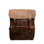 Crazy Horse Leather Backpack For Travel Zing Apparel