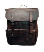 Crazy Horse Leather Backpack For Travel Zing Apparel