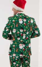 Christmas Santa Green Suit - Image 3