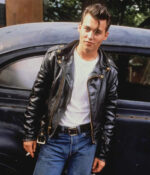 Johnny Depp Cry Baby Black Leather Jacket Zing Apparel