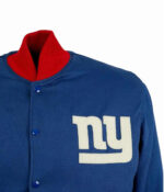 new york giants blue varsity jacket