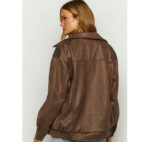 purchase_Brown_Suede_Bomber_Jacket
