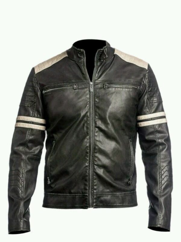 Cafe Racer Vintage Retro Motorbike Leather Jacket Zing Apparel