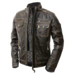 Black Leather Motorcycle Jacket Zing Apparel