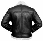 Mens B3 Black N White Shearling Jacket Zing Apparel