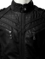 Black Lambskin Leather Jacket For Men Zing Apparel