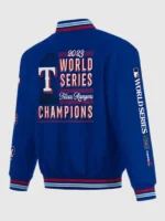 2023 World Series Texas Rangers Champions Jacket