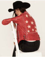 womens-christy-scatter-star-red-jacket-back
