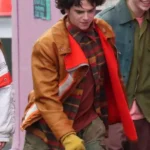 Jack Dylan Grazer 4 Kids Walk Into a Bank Brown Jacket