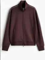 Abbott Elementary S05 Chris Perfetti Brown Track Jacket