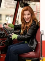 Melissa Schemmenti Abbott Elementary S04 Black Leather Jacket