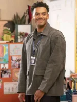 Abbott Elementary Zack Fox Grey Jacket