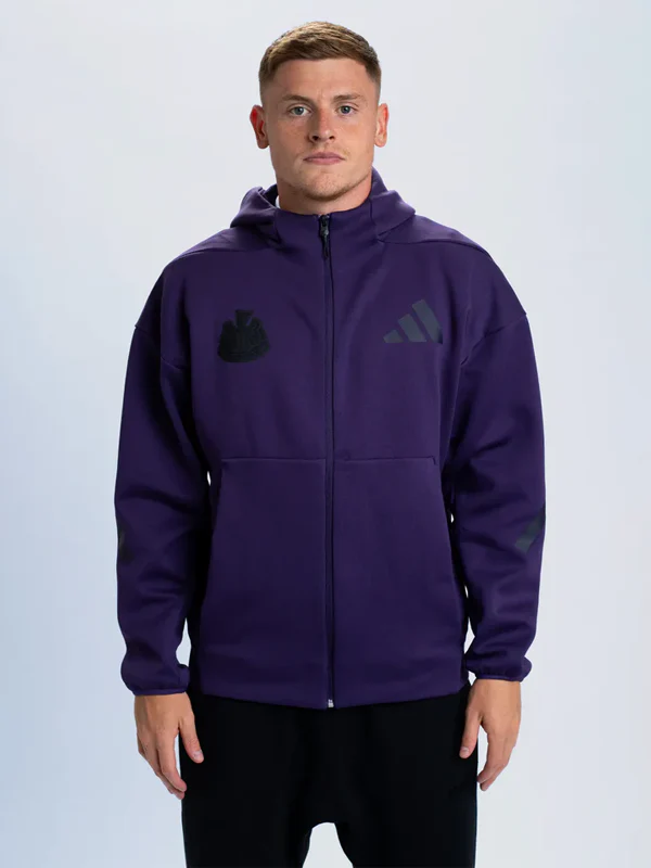 Newcastle United Adidas Z.N.E Plum Hoodie