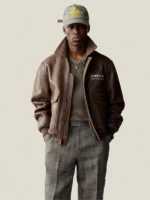 ALD World’s Borough Leather Flight Jacket