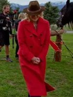 Alison Sweeney Finding Mr. Christmas S02 Red Coat